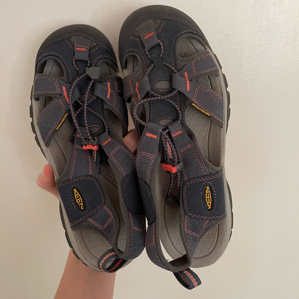 Keen Charcoal and Tangerine Footwear